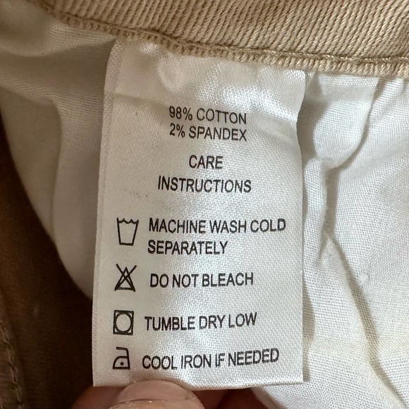 Motel Rocks Straight Leg Jeans In Winter Sandwash Knit Argyle Tan Size XS - Picture 13 of 15